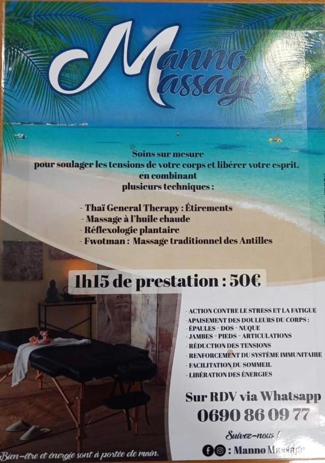 Agreable Appartement A 2 Pas Des Plages Le Gosier  Buitenkant foto
